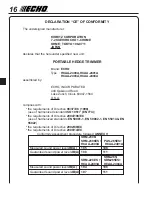 Preview for 16 page of Echo HCAA-2400A Operator'S Manual