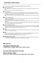 Preview for 4 page of Echo HCAS-235ES-LW Operator'S Manual