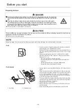 Предварительный просмотр 20 страницы Echo HCAS-236ES-LW Operator'S Manual