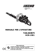 Preview for 65 page of Echo HCR-150 Operator'S Manual