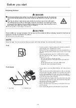 Preview for 16 page of Echo HCR-1501 Operator'S Manual