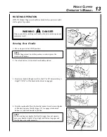 Предварительный просмотр 13 страницы Echo HCR-151 Operator'S Manual