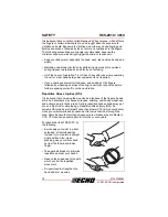 Preview for 10 page of Echo HCS-2810 Operator'S Manual