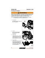 Предварительный просмотр 20 страницы Echo HCS-2810 Operator'S Manual