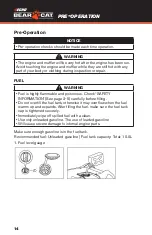 Preview for 14 page of Echo IG3500E Operation Manual