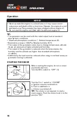 Preview for 16 page of Echo IG3500E Operation Manual