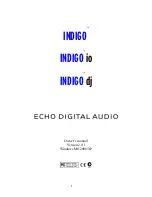 Предварительный просмотр 1 страницы Echo Indigo dj Owner'S Manual