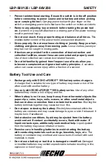 Preview for 7 page of Echo LBP-56V125 Operator'S Manual