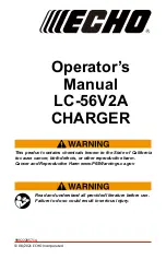 Echo LC-56V2A Operator'S Manual preview