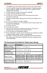 Предварительный просмотр 7 страницы Echo LC-56V2A Operator'S Manual