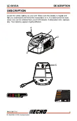 Предварительный просмотр 9 страницы Echo LC-56V2A Operator'S Manual