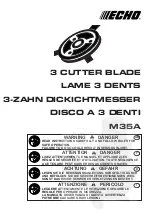 Preview for 1 page of Echo M35A Manual