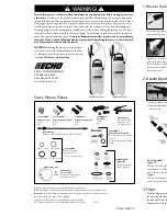 Предварительный просмотр 1 страницы Echo MS-20H User Manual