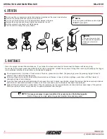 Предварительный просмотр 9 страницы Echo MS-2310H Operator'S Manual