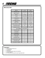 Preview for 4 page of Echo MS-40 Operator'S Manual