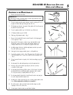 Preview for 5 page of Echo MS-40 Operator'S Manual