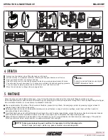 Предварительный просмотр 9 страницы Echo MS-4010BP Operator'S Manual