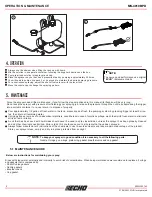 Предварительный просмотр 9 страницы Echo MS-4010BPD Operator'S Manual