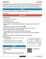 Preview for 16 page of Echo PAS-225SB Pro Attachment Series Operator'S Manual