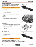 Preview for 20 page of Echo PAS-225SB Pro Attachment Series Operator'S Manual