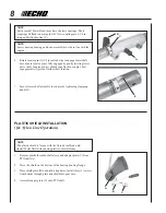 Предварительный просмотр 8 страницы Echo PAS-260/261 Operator'S Manual