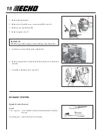 Preview for 18 page of Echo PAS-260 PRO - 01-07 Operator'S Manual