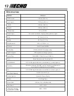 Preview for 12 page of Echo PAS-260 PRO - 08-00 Operator'S Manual