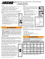 Preview for 13 page of Echo PAS-2620 Quick Start Manual