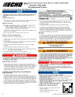 Preview for 26 page of Echo PAS-2620 Quick Start Manual