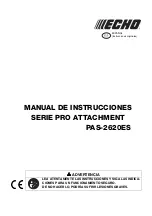 Предварительный просмотр 99 страницы Echo PAS-2620ES Operator'S Manual