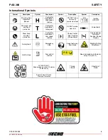 Предварительный просмотр 5 страницы Echo PAS-280 Operator'S Manual