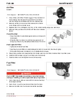 Предварительный просмотр 19 страницы Echo PAS-280 Operator'S Manual