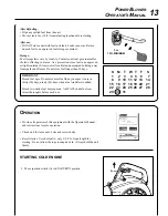 Предварительный просмотр 13 страницы Echo PB-1000 Operator'S Manual