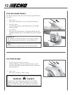 Preview for 12 page of Echo PB-200 - 12-05 Operator'S Manual