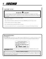 Preview for 6 page of Echo PB-200 Operator'S Manual