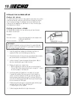 Предварительный просмотр 42 страницы Echo PB-200 Operator'S Manual