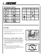 Preview for 4 page of Echo PB-201 - Operator'S Manual