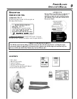 Preview for 9 page of Echo PB-201 - Operator'S Manual