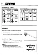 Предварительный просмотр 4 страницы Echo PB-210 Operator'S Manual