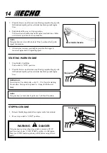 Preview for 14 page of Echo PB-211 Operator'S Manual