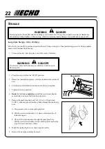 Preview for 22 page of Echo PB-211 Operator'S Manual