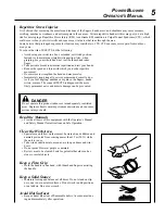 Preview for 5 page of Echo PB-250 Operator'S Manual