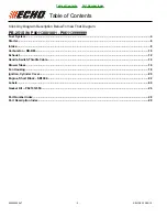 Preview for 2 page of Echo PB-251E - PARTS CATALOG SN P06113001001-P06113999999 REV... Parts Catalog