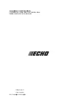 Preview for 32 page of Echo PB-255ES Operator'S Manual