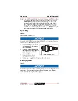 Preview for 29 page of Echo PB-255LN Operator'S Manual