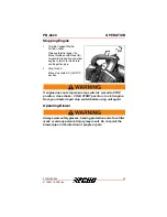 Предварительный просмотр 25 страницы Echo PB-2620 Operator'S Manual