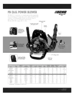 Preview for 2 page of Echo PB-265L Brochure & Specs