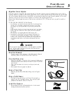 Предварительный просмотр 5 страницы Echo PB-265L Operator'S Manual