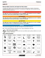 Предварительный просмотр 4 страницы Echo PB-265LN Operator'S Manual