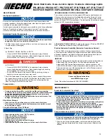 Preview for 13 page of Echo PB-265LN Quick Start Manual